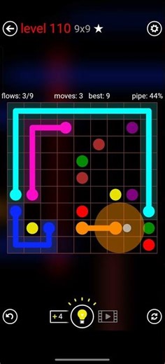 FLOW FREE MANIAS 9x9 LEVEL 110 COMPLETE SOLUTION #android #games #level #flowfree #solution #iso
