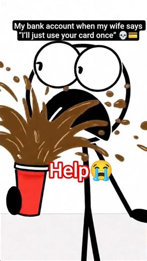 POV: Your Bank Account After Giving Your Card to Your Wife 📉😂