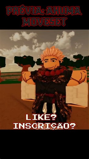 Akuma Moveset Prévia #jjs # #roblox #akuma # #moveset #streetfighter