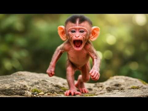 🔴LIVE: Sweetest Care Ever 💗 Mom Monkey Protects Her Baby