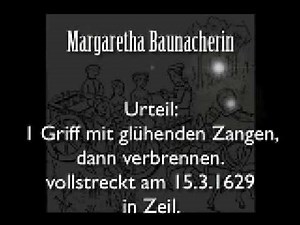 März 1629 Höhepunkt der Inquisition in Bamberg