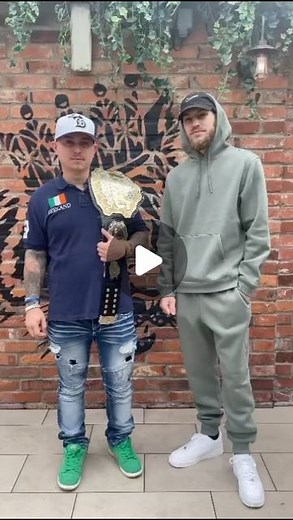 Conor McGregor Official on Instagram: "We got the winner of @properwhiskey sweepstakes in the house! Check this out! To think what my great Irish Whiskey company has gone on to do for people since its inception fills me with so much pride! I will be doubling down with @forgedirishstout 100%! Make to give! That is the human goal! ❤️☘️"