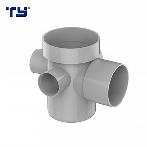 [Hot Item] Floor Trap (F/F/F/F) UPVC/PVC/Plastic/Drainage Fittings DIN ASTM for Drainage