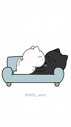 Jeffy and Jenny on Instagram: "😍🖤🤍 . . . . . . #Jeffy#Jenny#JeffyJenny#jeffyandjenny#kittens#animation#cartoon#kittylove#animated#catcartoon#animationart#catsofinstagram#cartooncat#kittyanimation#animatedfilm#catlovers#cartoonnetwork#catanimation#cutecats#animatedseries#cartoonkitty#animationlovers#kittenanimation#cartoonlover#catvideos#animationmovie#catlife#cartoonworld#animationdesign#catanimations"