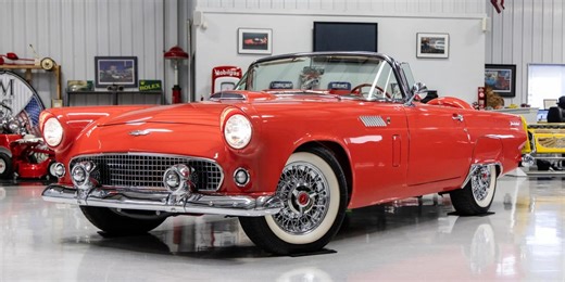 1956 Ford Thunderbird with a Howard Hughes Connection Sold on Bring a Trailer