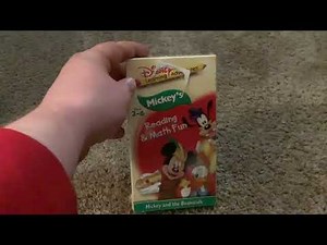 Disney Learning Adventures: Mickey’s Reading & Math Fun 2005 VHS Unboxing