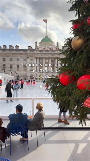 106K views · 4.1K reactions | London’s most magical ice rink returns! ❄️✨ @somersethouse is back, turning its stunning courtyard into a festive wonderland once again. Are you ready to glide into the season? ⛸️  12 November 2025 until 11 January 2026. … | Gioacchino russo | Facebook