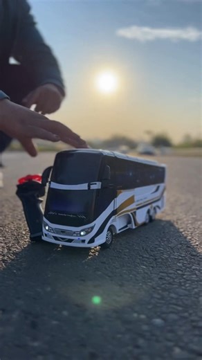 Long RC Luxury Sleeper Bus Unboxing & Highway Drive Test | Big Transport Vehicle Toy