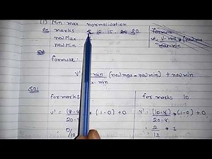 Z-score and decimal scaling normalization example - data mining and warehousing.
