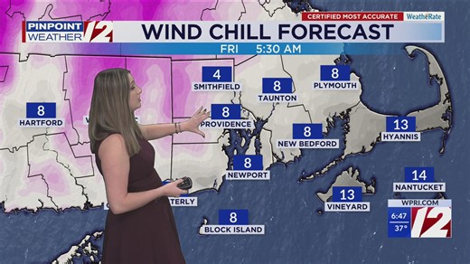 WPRI 12 weather forecast 1/15/25