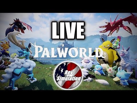 Palworld, Co-op Stream with friends.