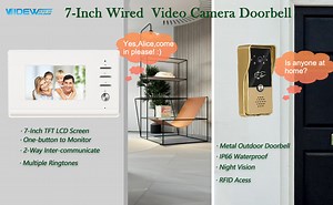 Watch Video Door Intercom Doorbell with Camera and 4.3Inch Monitor on Amazon Live