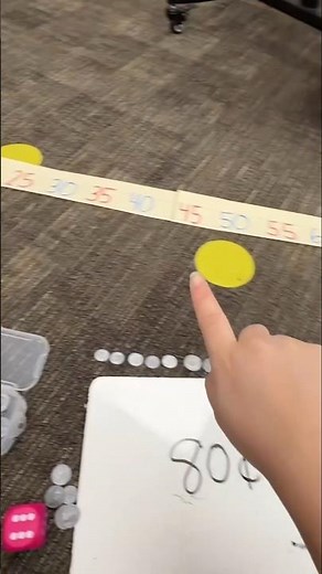 Skip Counting by 5 Number Line | Easy Way to Teach CountingDimes & Nickels | 1st Grade Math Strategy
