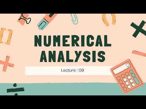 Numerical Analysis | Unit- 3 | Lec: 09 | Numerical Differentiation | Sem 4 | DU