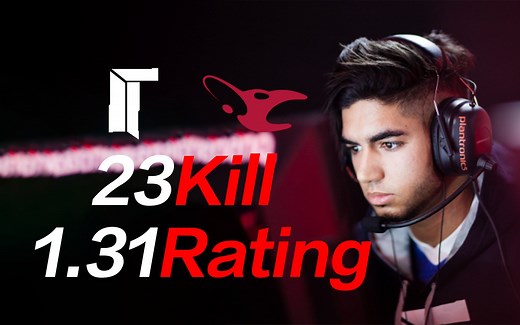 爆头哥ScreaM 23杀爆头率95%