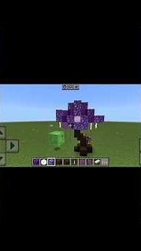 💜 Minecraft Custom Amethyst Tree Build! ✨ Easy & Beautiful Tutorial 🌳 #minecraft #viral #shorts