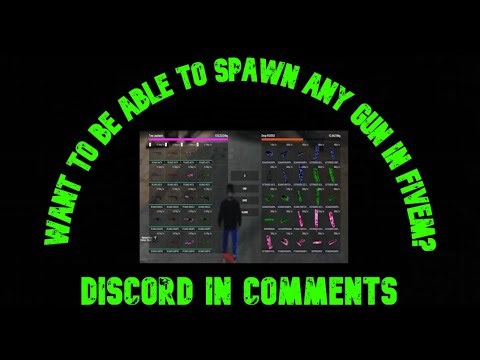 How to Spawn Any Gun into Any FIVEM/GTARP Server!!! JOIN DISCORD IN COMMENTS