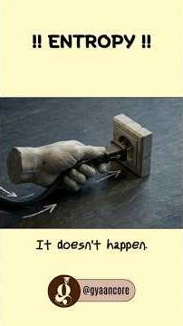 What is Entropy? (Second Law of Thermodynamics Explained) ☕❄️ #gyaancore