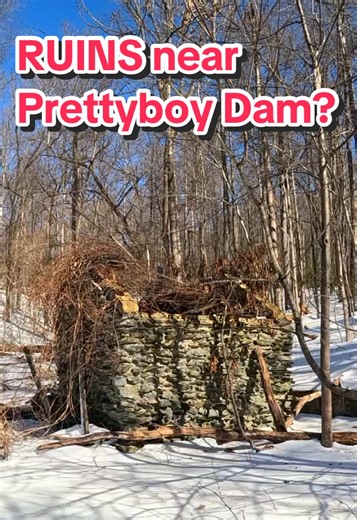 Today I put in maximum effort for minimal payoff. 🙃 #maryland #marylandhistory #gunpowderfallsstatepark #ruins