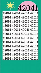 Logically figure out the hidden 42041 #iq #iqtest #puzzle #shorts #eymath