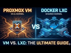 Proxmox & Docker: VM vs. LXC – The Ultimate Beginner's Guide
