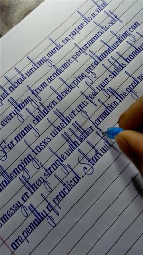 Clean handwriting by normal pen #handwriting #calligraphy #shorts #handwritingpractice #cursive