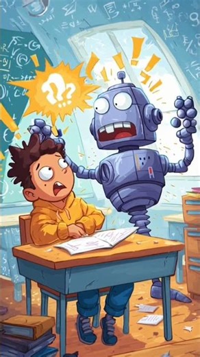 Copying Homework Be Like 🤖😂 #funny #wallpaper #livewallpaper #cartoon #cartoon #lockscreen