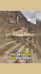 1.5K views · 19 reactions | Ollantaytambo, located in Peru’s Sacred Valley, is a remarkable Inca archaeological site and living town, famed for its massive precisely cut stone terraces, monumental fortress-like structures, and sophisticated waterworks that showcase advanced engineering and urban planning from the 15th century CE... #fblifestyle | We Love Ancient Aliens | Facebook