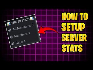 How to Setup Server Stats in Discord | Member Counter Tutorial 2025
