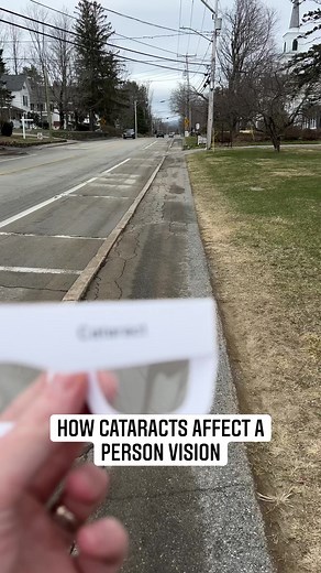 Cataracts Vision Simulation…These are several different examples of how cataracts can affect a persons vision in different situations…everyone’s experience and severity with cataracts is different…this is just a general example #cataract #cataractsurgery #vision #VisuallyImpaired #simulation | Blind on the Move
