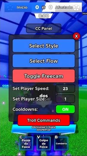 USEI COMANDOS DE ADMIN NO BLUE LOCK RIVALS #bluelockrivals #bluelockroblox #roblox