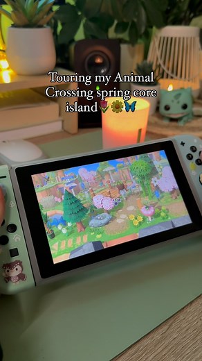 Jacqui | Cozy gamer🌱 on Instagram: "my spring core Animal Crossing island💖🫶 This island does not have a DA yet, it’s still a work in progress🚧 💭 When was the last time you built on your Animal Crossing island? ——— ➡️ Find all my socials & discount codes in my bio and my highlights Follow for daily cozy gaming content🌱 🪴partners: @leahacnh @cozywithjojo @m0ssy.gr0ve @cosythyme 🏷️ Animal Crossing Spring island Cozy Game aesthetic Nintendo Switch PC gaming desk setup plants gaming guide #ni