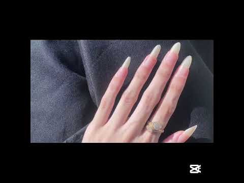 ULTRA NAIL GROWTH ⤷ pure white & long (U-shape)💅🏻🧬
