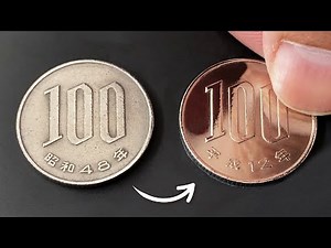 I tried polishing a 100 yen coin to a mirror surface.【Coin polish】