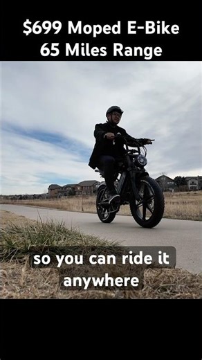 $699 Cheapest Moped-Style E-Bike / Perfect 2026 Gift! #shorts #ebike