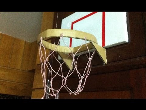 Easy basketball string tutorial for you basketball hoop!