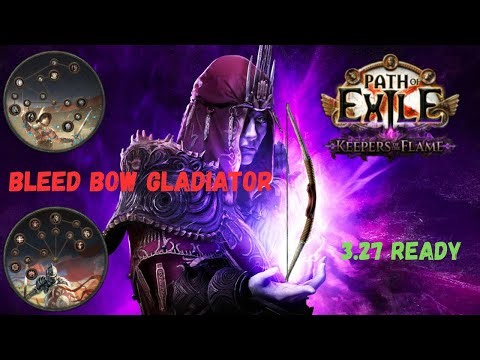 PoE 3.27 Bleed Bow Gladiator/Champion Starter Build !
