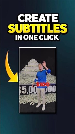 1 Click Subtitle Generator 🚀 100% Free & Unlimited Best Auto Caption App For Creators #shorts