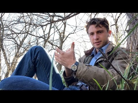 Man in woods talks about: PROMETHEUS BOUND by Aeschylus