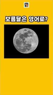 달의 모양 영어단어 퀴즈 (Part1) Moon Phases Quiz #달의모양 #englishquiz #dailyenglish #영어단어 #단어