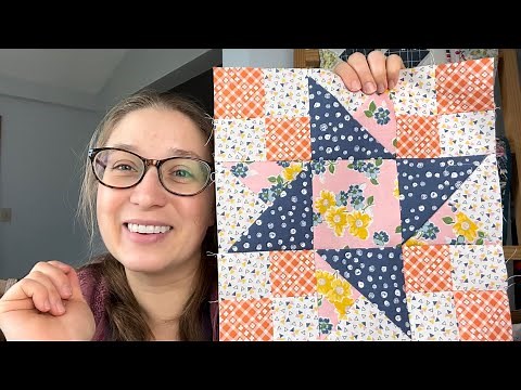Key Lime Pie quilt block tutorial- 2023 Scrappy Sampler- Block 13