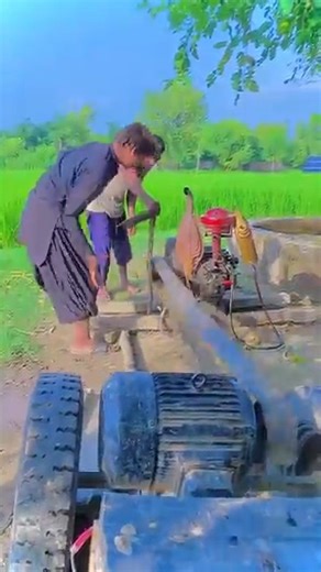 30hp diesel engine start with solar motor new technique | Indian Farmer