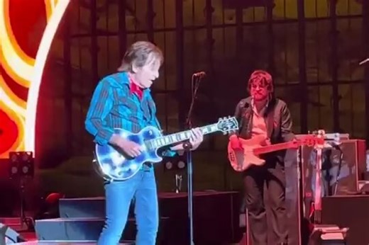 John Fogerty performing "Fortunate Son" at Red Rocks in Morrison, CO.80 years old... GOAT.