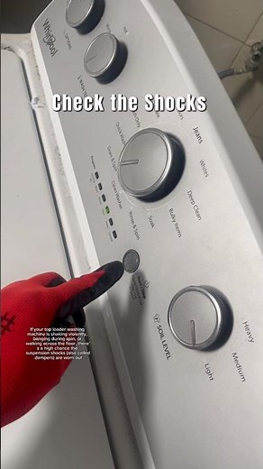 How To Tell If Washing Machine Shocks Are Worn Out | Top Loader Vibration Fix