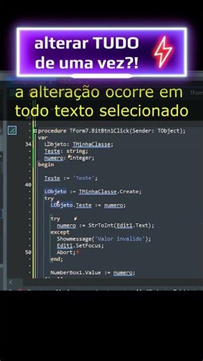 Ferramenta para Refatorar #delphi #bancodedados #developer #programação