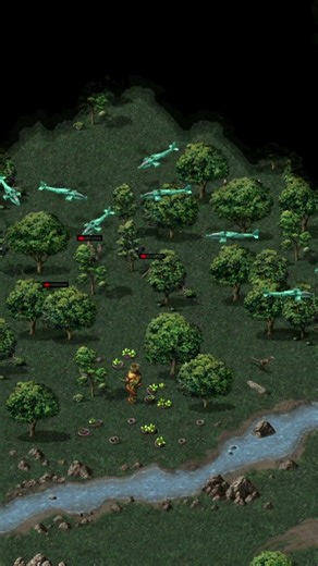 Killing Velociraptors in C&C - Command & Conquer Remastered #commandandconquer #gaming #tiberiandawn