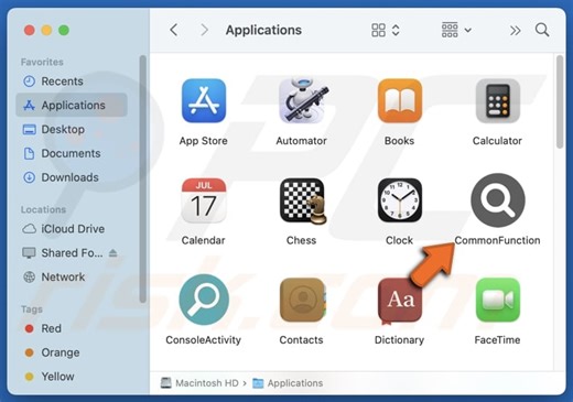 CommonFunction Adware (Mac)