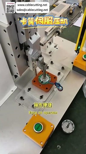 Circlip Servo Press System High Precision Custom Automated Assembly Manufacturing Equipment