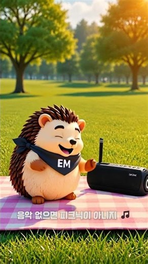고슴도치의 완벽한 주말 피크닉 🌿 | EMSONIC BassIQ
