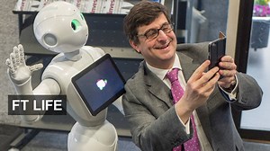 Pepper the ‘emotional’ robot visits the FT